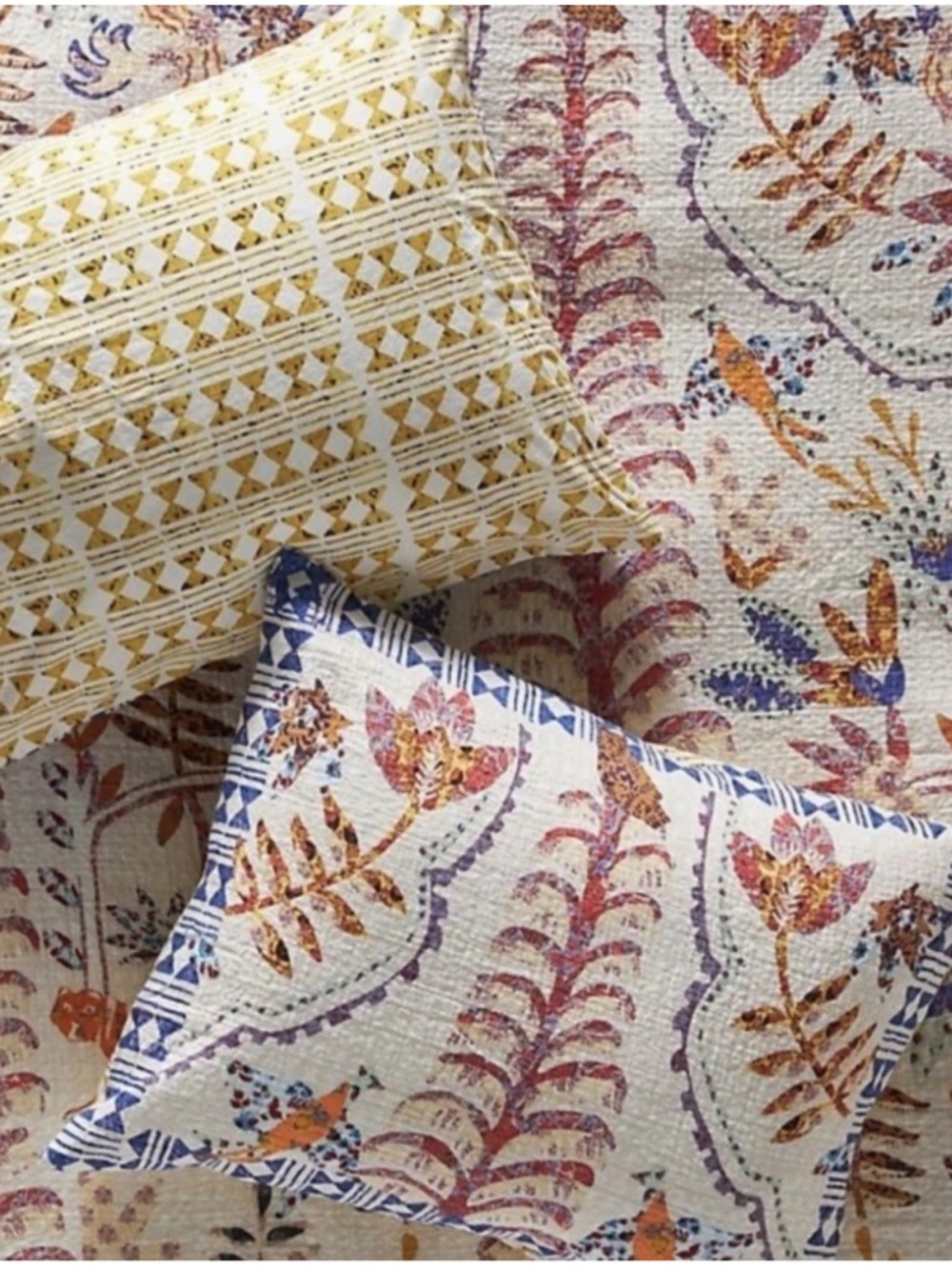 Anthropologie Greenwood Cotton King Pillow Sham